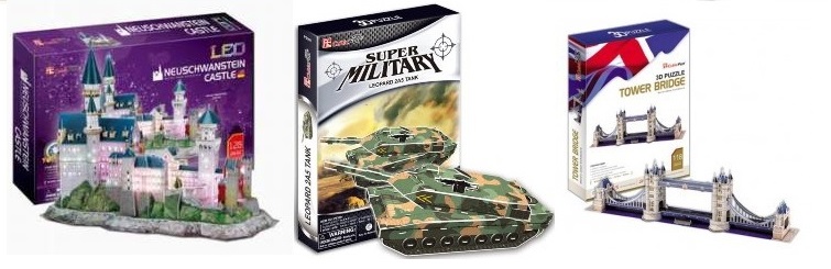 Modely 3d puzzle podľa vášho priania :)